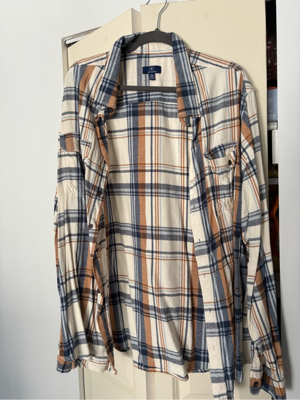 Men’s Casual Plaid Flannel Shirt